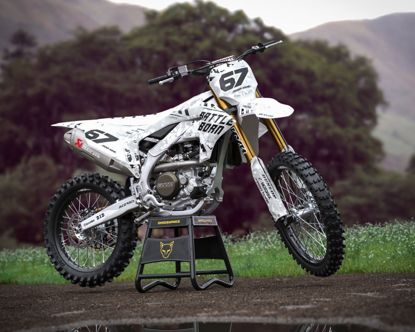 Airborne White - Graphics Kit For Yamaha – OMXGraphics