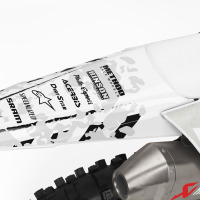 Airborne White - Graphics Kit For Yamaha Tail