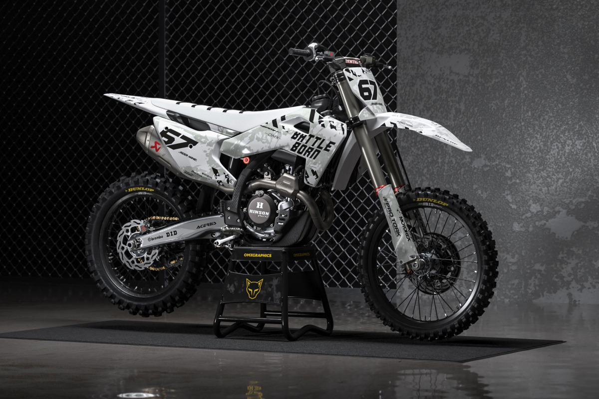 Husqvarna Dirt Bike Graphics Kit Airborn For All Husqvarna Bike Models Promo
