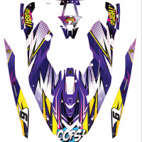 Layout of Jet Ski Graphics Kit Pop Wave