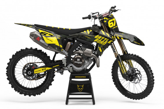 Airborne Dirt Bike Graphics Kit for Triumph