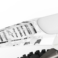 Dirt Bike Graphics Kit For Triumph Airborne White Tail