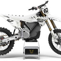 Stark Varg Dirt Bike Graphics Airborne White