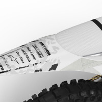 Stark Varg Dirt Bike Graphics Airborne White Tail
