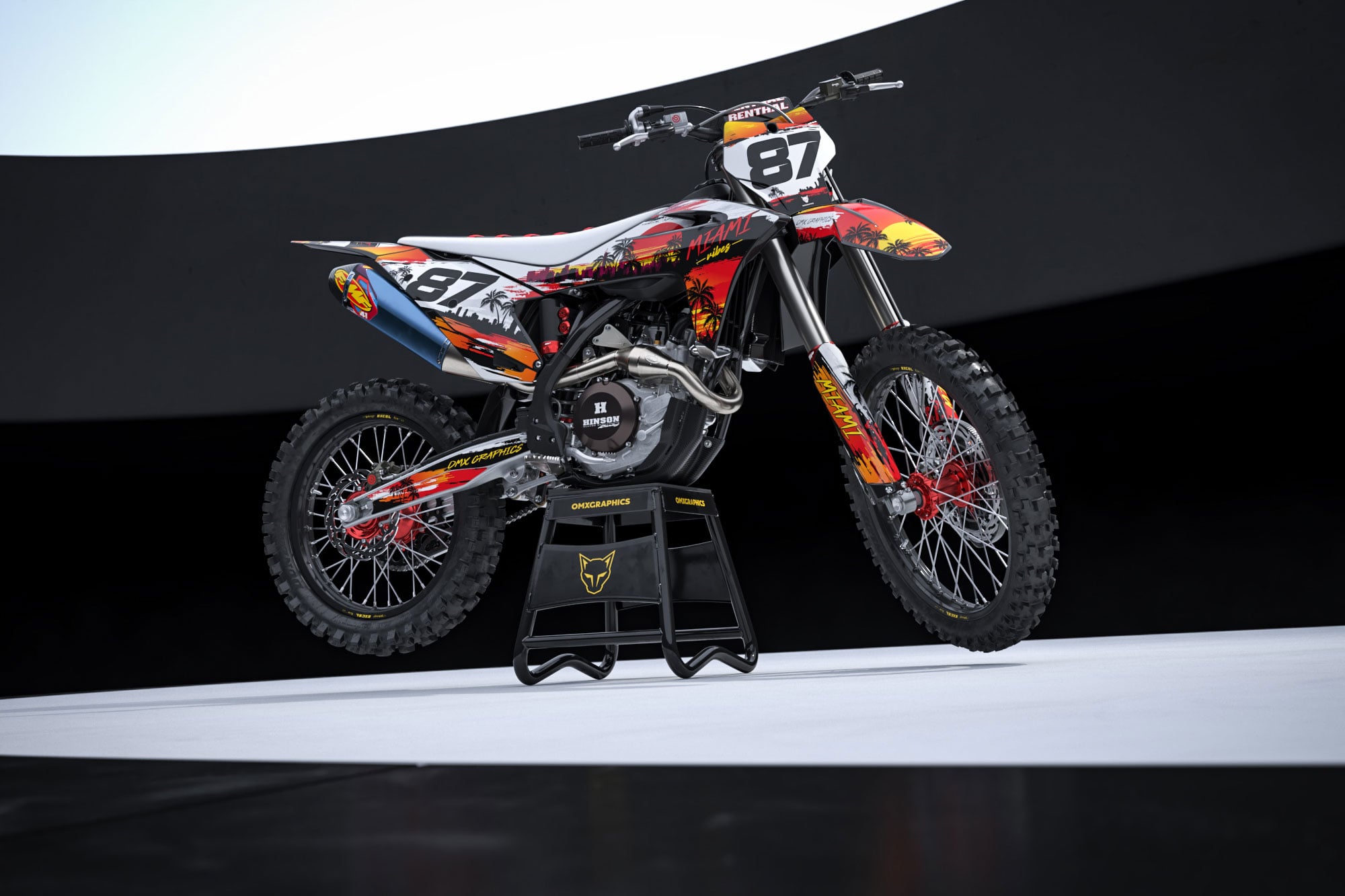 GasGas Dirt Bike Graphics Kit Miami 2 for all GasGas Bike Models Promo GasGas Dirt Bike Graphics Kit Miami 2 for all GasGas Bike Models Promo
