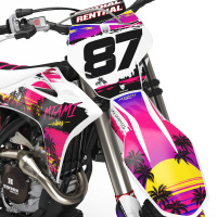Dirt Bike Graphics for GasGas Mx Bike Miami 1 Front
