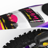 Dirt Bike Graphics for GasGas Mx Bike Miami 1 Tail