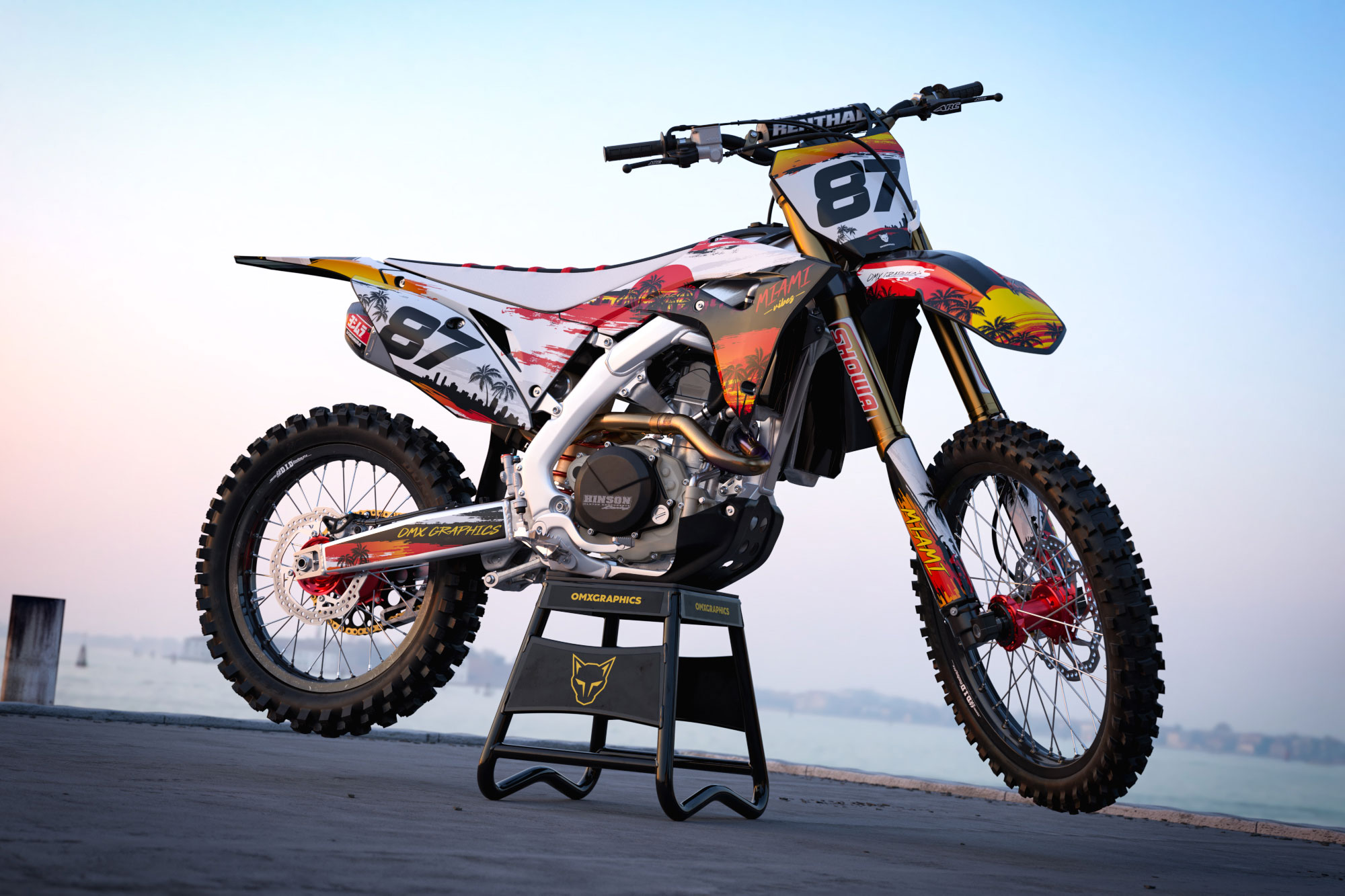 Dirt Bike Graphics for Honda Mx Bike Miami 2 Promo Dirt Bike Graphics for Honda Mx Bike Miami 2 Promo