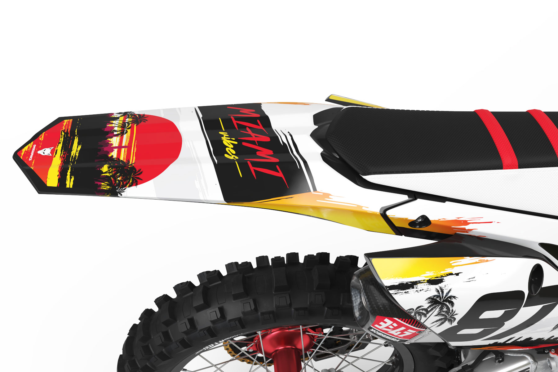 Dirt Bike Graphics for Honda Mx Bike Miami 2 Tail Dirt Bike Graphics for Honda Mx Bike Miami 2 Tail