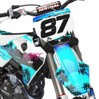 Dirt Bike Graphics for Husqvarna Mx Bike Miami 2 Front