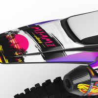 Dirt Bike Graphics for KTM Mx Bike Miami 1 Tail
