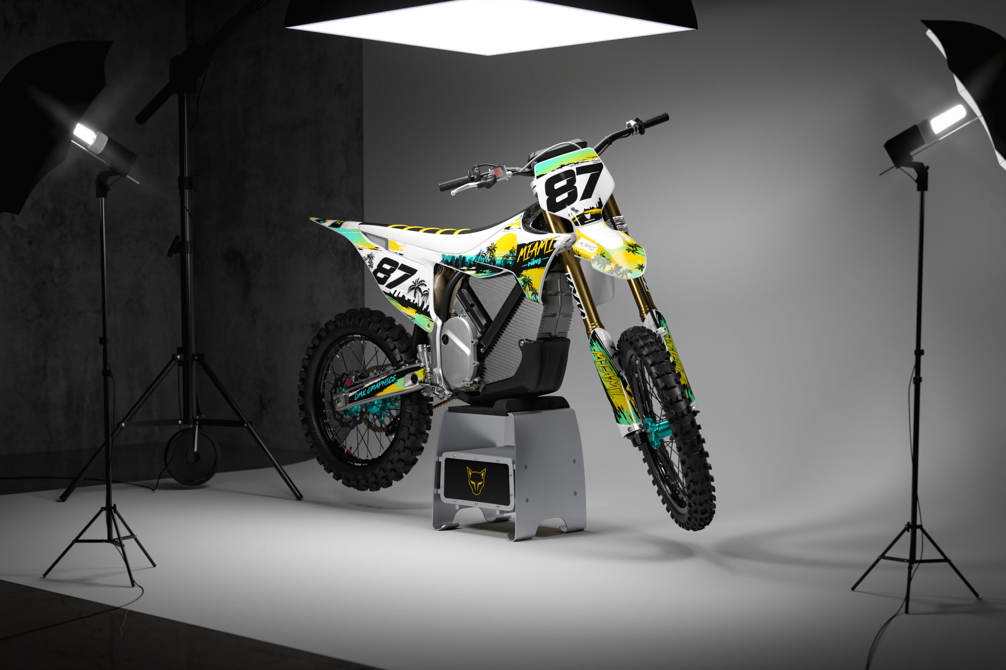 Dirt Bike Graphics for Stark Varg Bike Miami 2 Promo Dirt Bike Graphics for Stark Varg Bike Miami 2 Promo