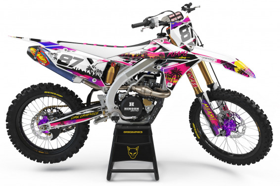 Dirt Bike Graphics for Suzuki Mx Bike Miami