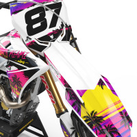 Dirt Bike Graphics for Suzuki Mx Bike Miami Front