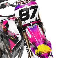 Dirt Bike Graphics for Triumph Mx Bike Miami Front