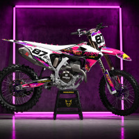 Dirt Bike Graphics for Triumph Mx Bike Miami Promo