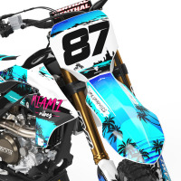 Dirt Bike Graphics for Yamaha Mx Bike Miami 2 Front