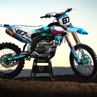 Dirt Bike Graphics for Yamaha Mx Bike Miami 2 Promo