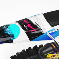 Dirt Bike Graphics for Yamaha Mx Bike Miami 2 Tail