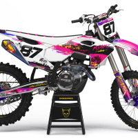 Husqvarna Dirt Bike Graphics Kit Miami 1 for all Husqvarna Bike Models