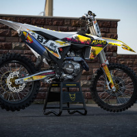 KTM Dirt Bike Graphics Kit Miami 2 for all KTM Bike Models Promo
