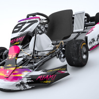 Miami Go Kart Graphics Kit