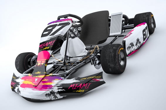 Miami Go Kart Graphics Kit