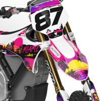 Miami Mx Graphics Kit For Stark Varg Dirt Bike Front