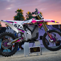 Miami Mx Graphics Kit For Stark Varg Dirt Bike Promo