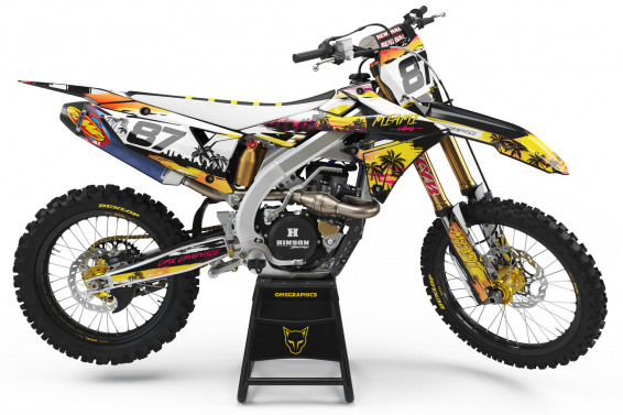 Mx Graphics Kit For Suzuki Dirt Bike Miami 2