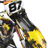 Mx Graphics Kit For Suzuki Dirt Bike Miami 2 Front