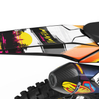 Mx Graphics Kit For Suzuki Dirt Bike Miami 2 Tail